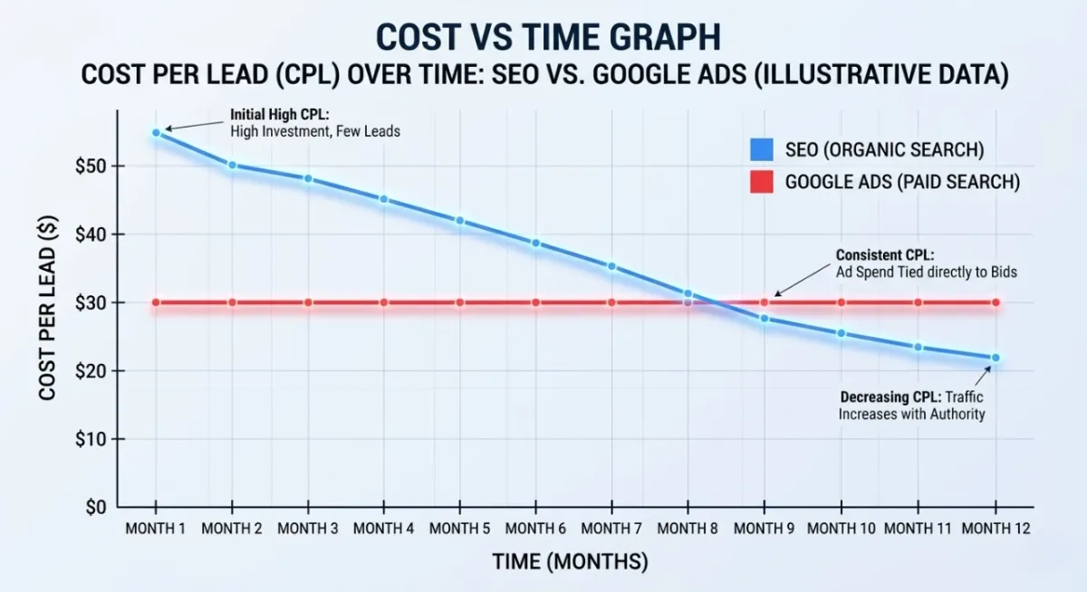 Cost vs Time Graph