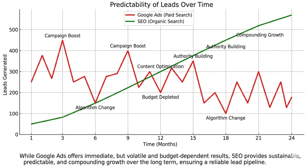 Predictability Of Lead Over Time