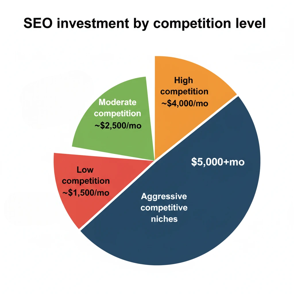 SEO investment by competition level