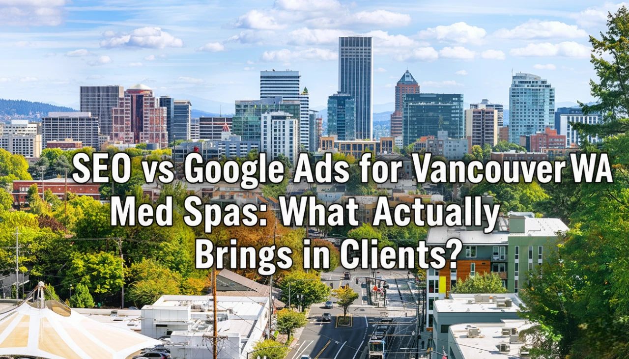SEO vs Google Ads for Vancouver WA Med Spas What Actually Brings in Clients-