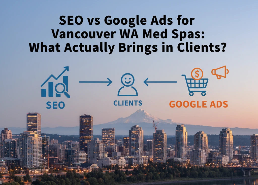 SEO vs Google Ads for Vancouver WA Med Spas SEO vs Google Ads for Vancouver WA Med Spas