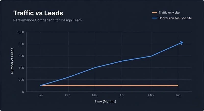 Why Your Website Isn’t Generating Leads in Vancouver, WA 2 Traffic vs Lead