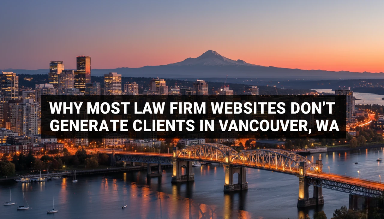 Why Most Law Firm Websites Don't Generate Clients in Vancouver, WA_