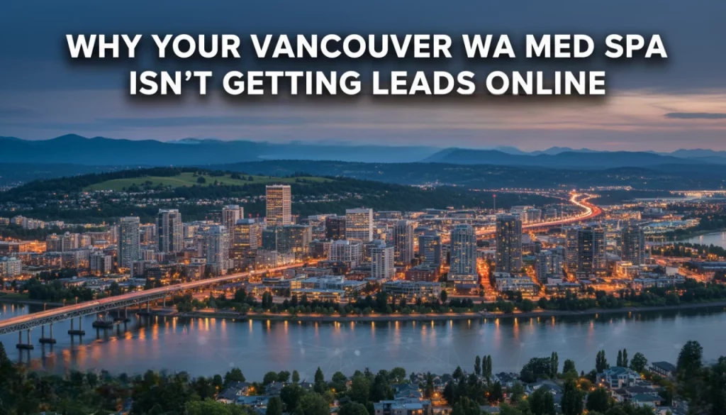 Why Your Vancouver WA Med Spa Isn't Getting Leads Online (And How to Fix It) 4 Why Your Vancouver WA Med Spa Isn’t Getting Leads Online (And How to Fix It)