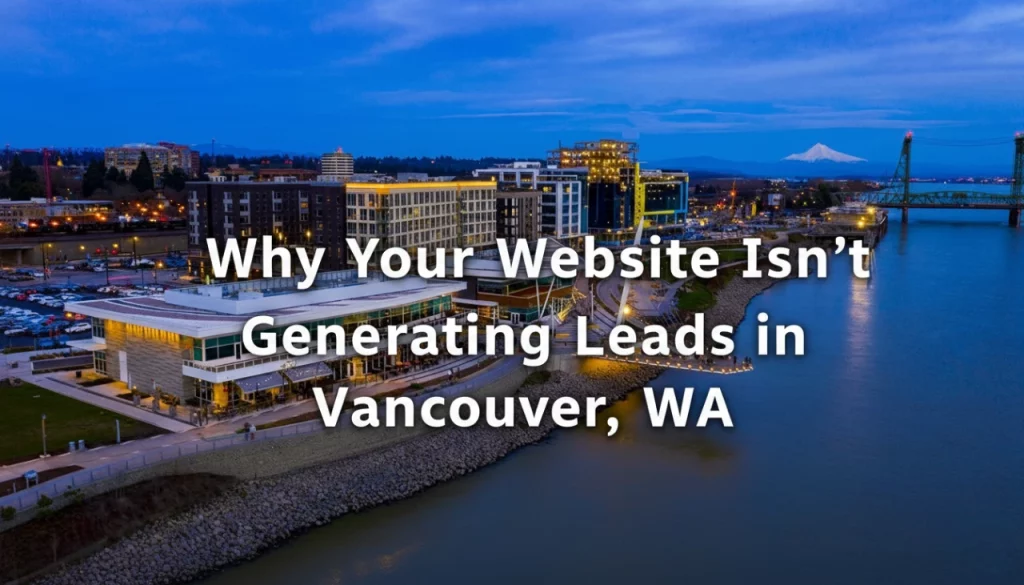 Why Your Website Isn&rsquo;t Generating Leads in Vancouver, WA-