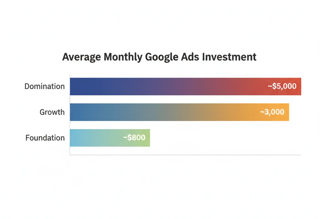 Average Monthly Google Ads Investment